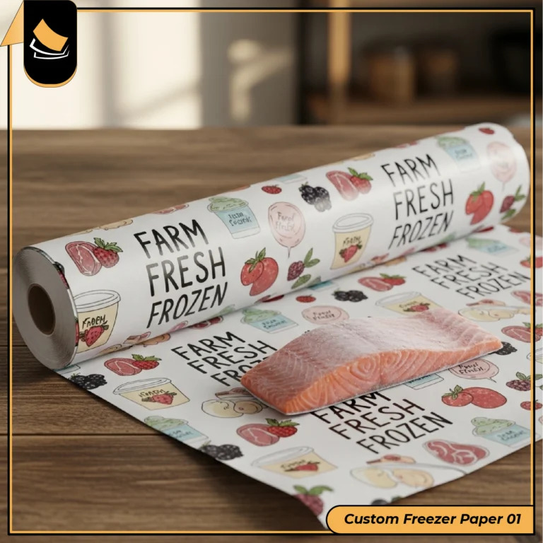 Custom freezer paper