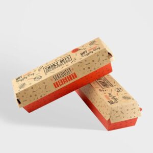 Custom hot dog boxes