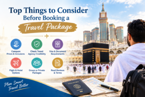 Booking a travel package - Hajj Umrah Package