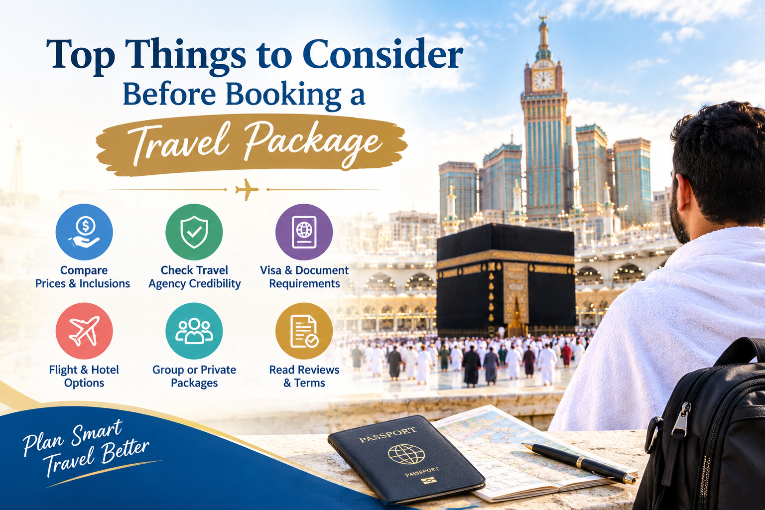 Booking a travel package - Hajj Umrah Package